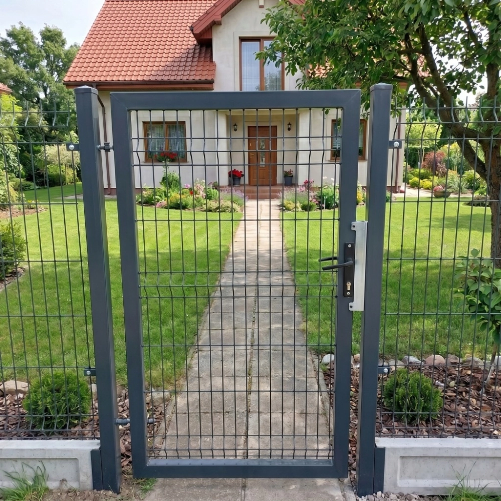 ZESTAW NATI DO FURTKI BRAMYKLAMKA GRAFIT 90 ZAMEK 90/22 WKŁADKA OPÓR OCYNK