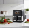 FRYTKOWNICA BEZTŁUSZCZOWA AIR FRYER 8L FRYTOWNICA 1700W 12 PROGRAMÓW MOCNA