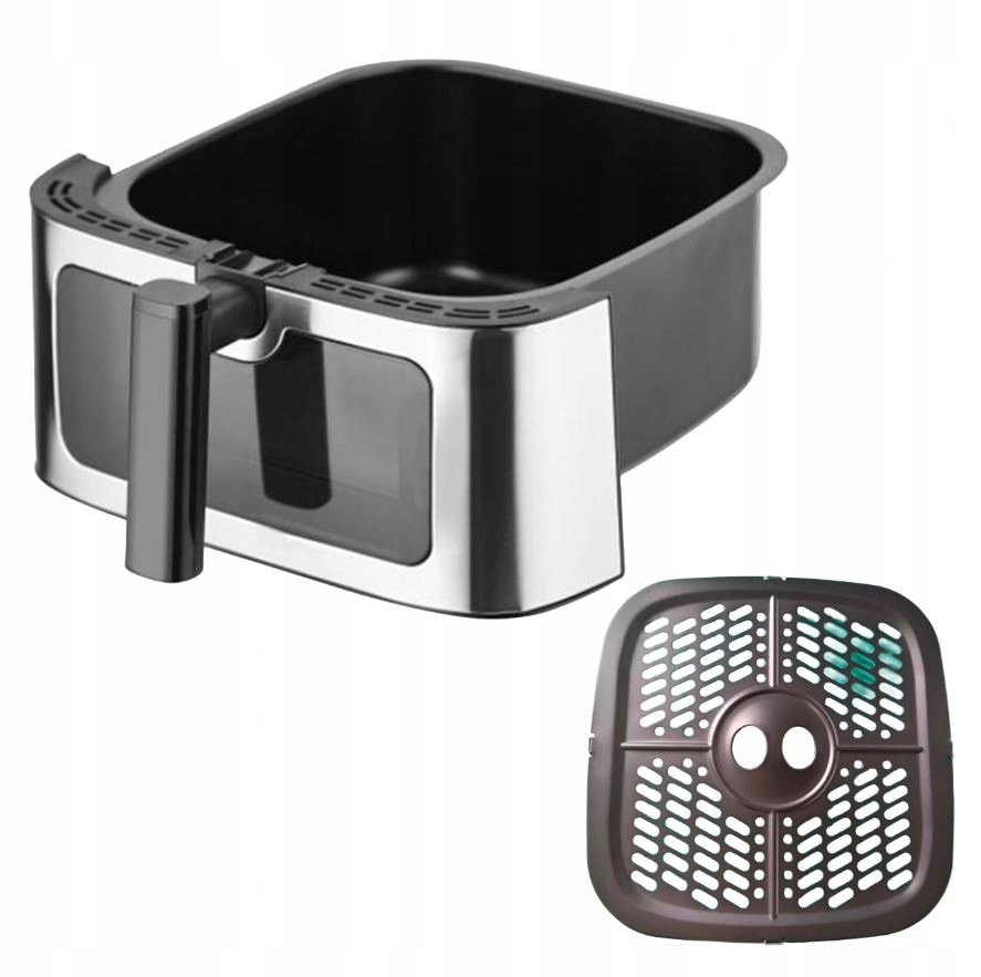 FRYTKOWNICA BEZTŁUSZCZOWA AIR FRYER 8L FRYTOWNICA 1700W 12 PROGRAMÓW MOCNA