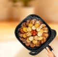 FRYTKOWNICA BEZTŁUSZCZOWA AIR FRYER 8L FRYTOWNICA 1700W 12 PROGRAMÓW MOCNA
