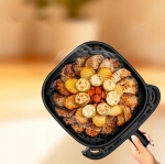 FRYTKOWNICA BEZTŁUSZCZOWA AIR FRYER 8L FRYTOWNICA 1700W 12 PROGRAMÓW MOCNA