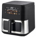 FRYTKOWNICA BEZTŁUSZCZOWA AIR FRYER 8L FRYTOWNICA 1700W 12 PROGRAMÓW MOCNA