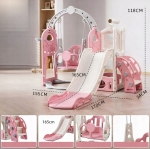PLAC ZABAW ZJEŻDŻALNIA HUŚTAWKA WOLNOSTOJĄCA DZIECIĘCA ŚLIZGAWKA Z DRABINKĄ