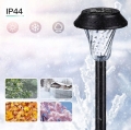 ZESTAW 6 LAMP LAMPY OGRODOWE SOLARNE WBIJANE WODOODPORNE 41CM ZEWNĘTRZNE
