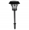 ZESTAW 8 LAMP LAMPY OGRODOWE SOLARNE WBIJANE WODOODPORNE 40CM ZEWNĘTRZNE