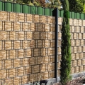 4SZTUKI TAŚMA OGRODZENIOWA 19cmX35m OSŁONA PANELOWA NA OGRODZENIE KAMIEŃ UV