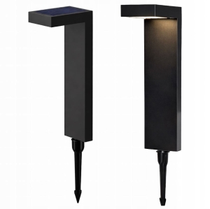 2X LAMPA SOLARNA OGRODOWA LED WBIJANA SŁUPEK CZUJNIK ZMIERZCHU OGRÓD 55CM