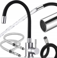 ZESTAW COMPACT DO GARAŻU PRALNI SZAFKA ZLEW SZARY BATERIA FLEX DOZOWNIK