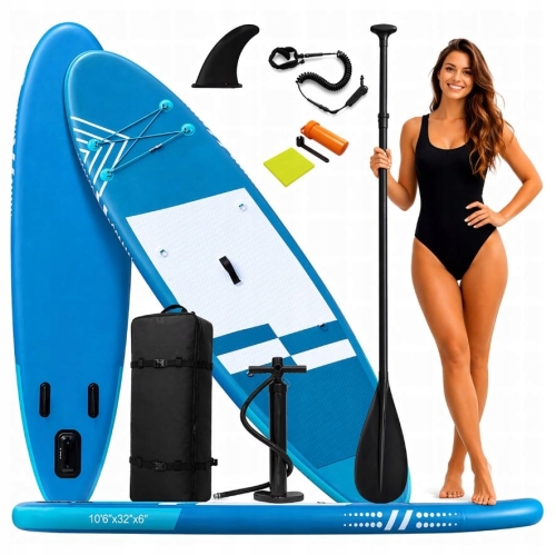 DESKA SUP PADDLE BOARD DO PŁYWANIA POMPOWANA STAND UP + AKCESORIA 320CM