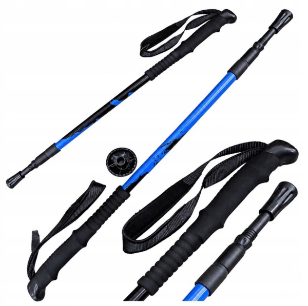 KIJ KIJEK TREKINGOWY REGULOWANY 65-135cm DO CHODZENIA NORDIC WALKING LASKA