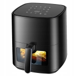 FRYTKOWNICA BEZTŁUSZCZOWA AIR FRYER 5L FRYTKOWNICA 1500W 9 PROGRAMÓW MOCNA