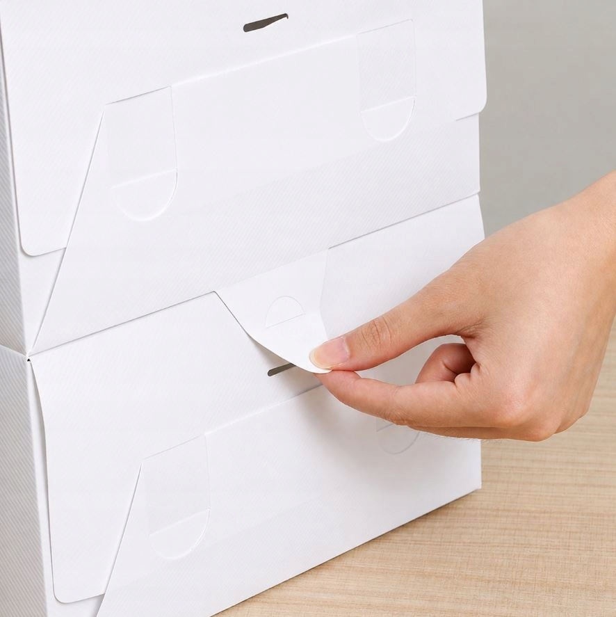 SZAFKA MODUŁOWA ORGANIZER NA BUTY ZAMYKANA Z KLAPKĄ 12 SZTUK BIAŁE