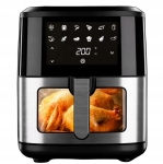FRYTKOWNICA BEZTŁUSZCZOWA AIR FRYER 6L FRYTOWNICA 1500W 12 PROGRAMÓW MOCNA