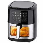 FRYTKOWNICA BEZTŁUSZCZOWA AIR FRYER 6L FRYTOWNICA 1500W 12 PROGRAMÓW MOCNA