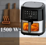 FRYTKOWNICA BEZTŁUSZCZOWA AIR FRYER 6L FRYTOWNICA 1500W 12 PROGRAMÓW MOCNA