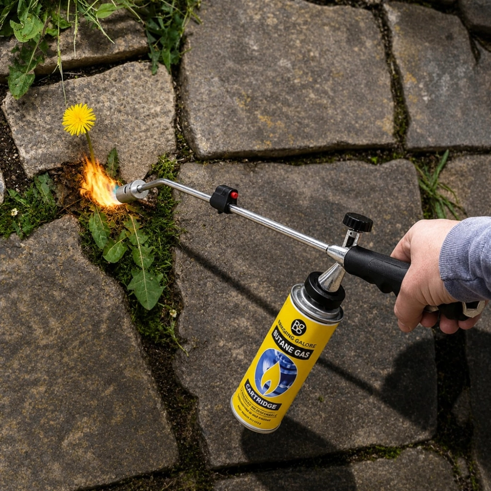 PALNIK OPALARKA WYPALARKA GAZOWA DO CHWASTÓW LIŚCI NA KARTUSZE DŁUGA 80 cm