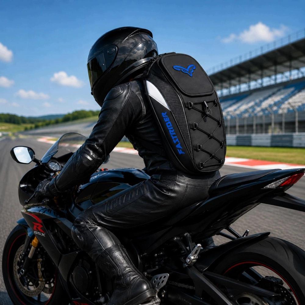 PLECAK MOTOCYKLOWY TORBA NA KASK SIEDZENIE WODOODPORNY POKROWIEC SAKWA 45L