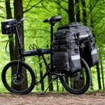 SAKWA TORBA ROWEROWA WODOODPORNA 48L 3w1 PLECAK NA BAGAŻNIK ROWER DUŻA XXL
