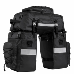 SAKWA TORBA ROWEROWA WODOODPORNA 48L 3w1 PLECAK NA BAGAŻNIK ROWER DUŻA XXL