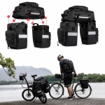 SAKWA TORBA ROWEROWA WODOODPORNA 48L 3w1 PLECAK NA BAGAŻNIK ROWER DUŻA XXL