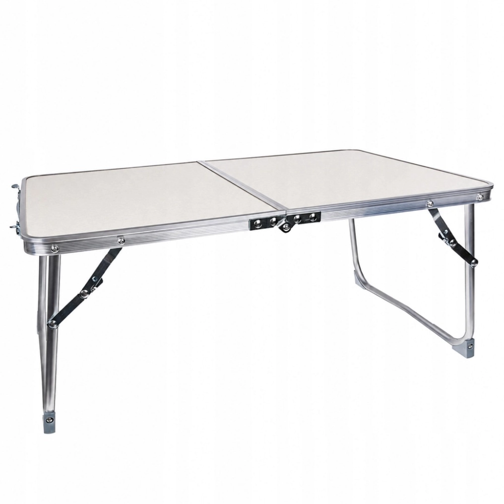 STOLIK TURYSTYCZNY SKŁADANY ALUMINIOWY PRZENOŚNY BIWAKOWY WĘDKARSKI 61X41CM