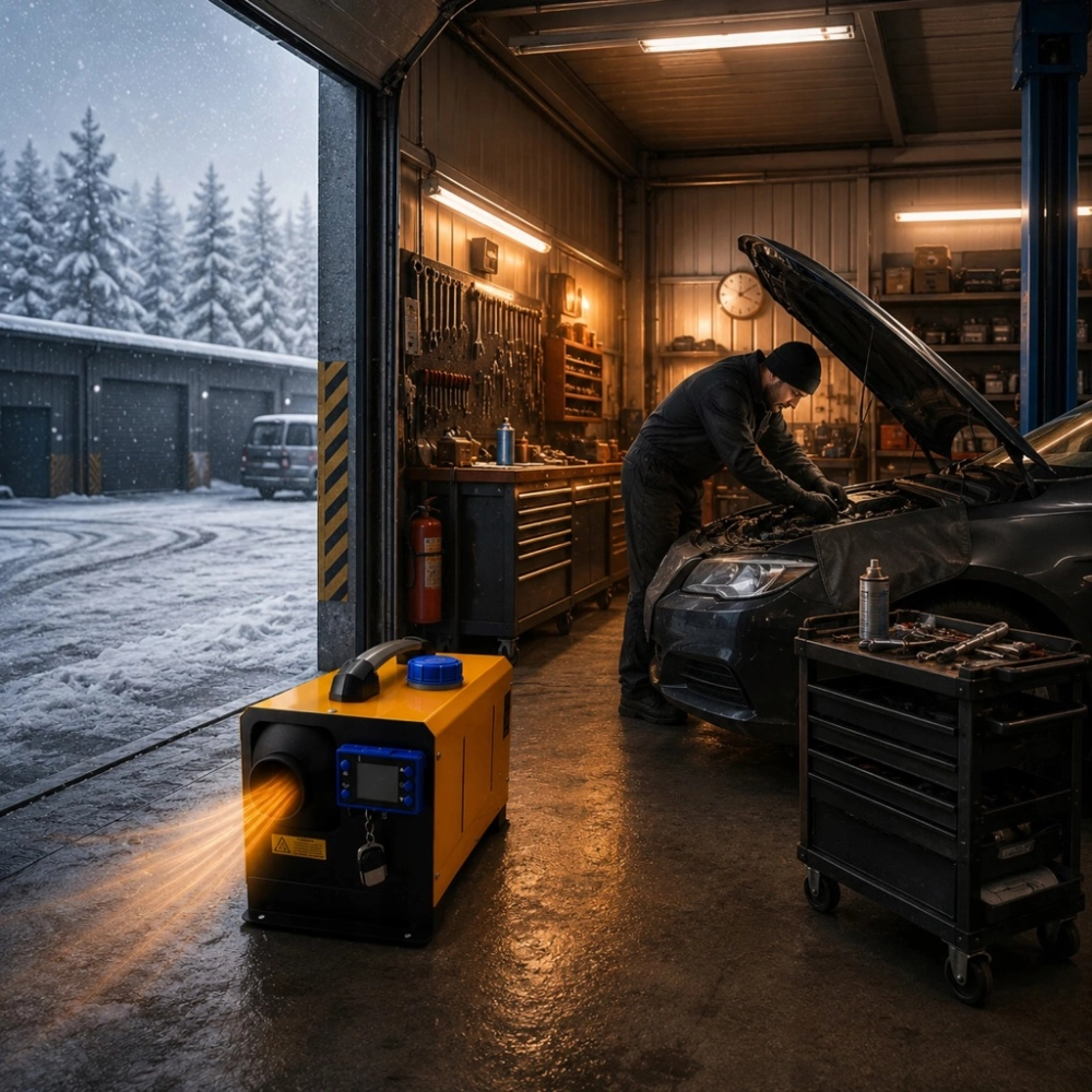 NAGRZEWNICA SPALINOWA DMUCHAWA OLEJOWA WEBASTO 8KW 12/24V BLUETOOTH