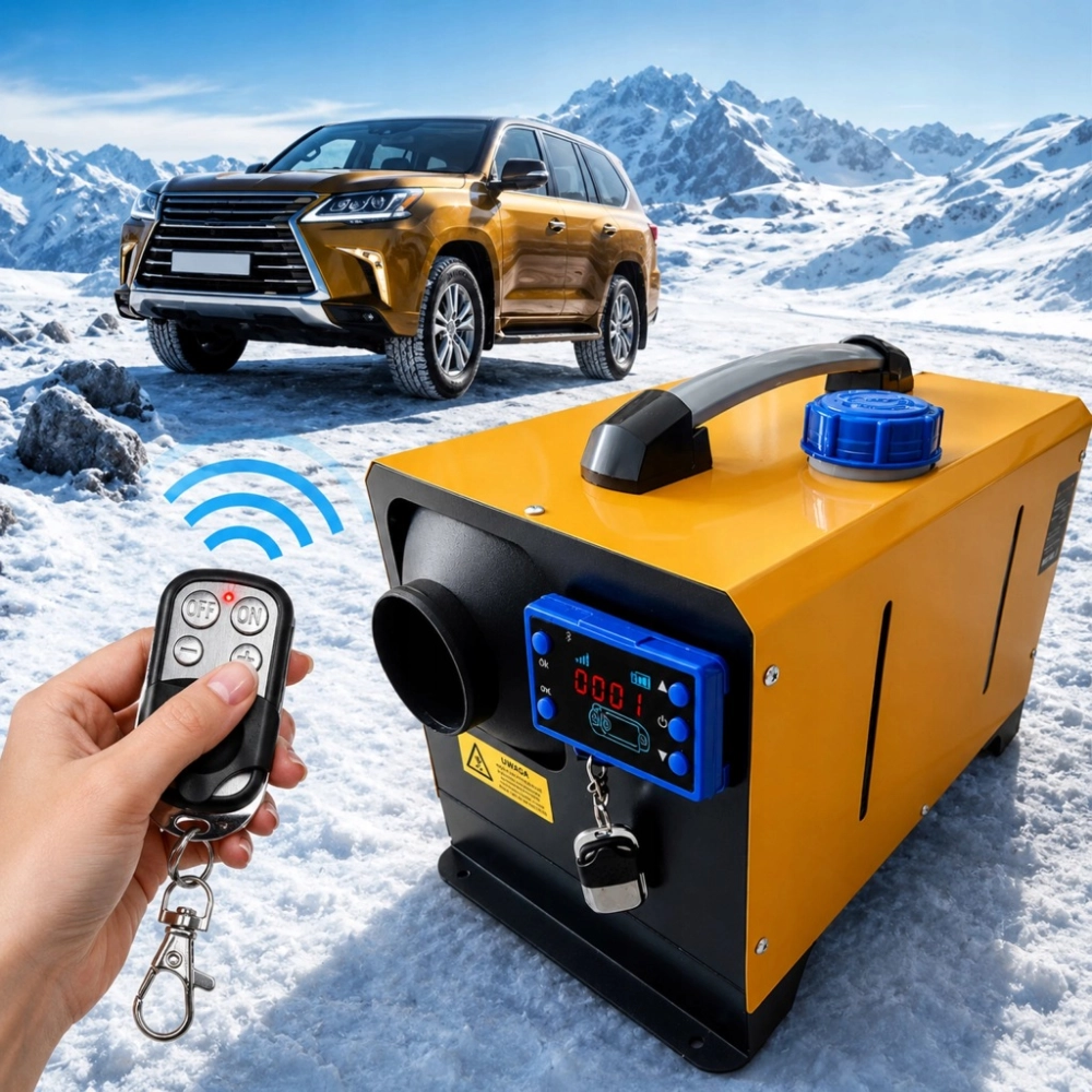 NAGRZEWNICA SPALINOWA DMUCHAWA OLEJOWA WEBASTO 8KW 12/24V BLUETOOTH