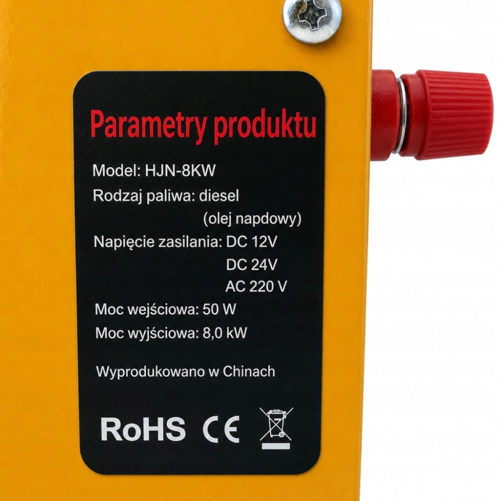 NAGRZEWNICA SPALINOWA DMUCHAWA OLEJOWA WEBASTO 8KW 12/24V BLUETOOTH