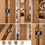 ZAWIAS WPUSZCZANY NIEWIDOCZNY 23x95mm PRAWY CHROMOWANY DO DRZWI