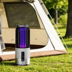 LAMPKA LAMPA OWADOBÓJCZA NA OWADY KOMARY MUCHY WISZĄCA OGRODOWA Z TIMEREM