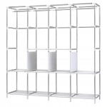 DUŻA SZAFA MATERIAŁOWA TEKSTYLNA SKŁADANA NA UBRANIA CIUCHY 175X45X170CM