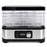 SUSZARKA DO GRZYBÓW OWOCÓW SPOŻYWCZA REGULACJA TEMPERATURY TIMER 500W 6 SIT