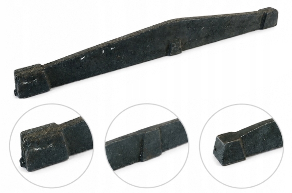 RUSZT ŻELIWNY BELKOWY 34 cm DO PIECÓW KOTŁÓW BELKA RUSZTOWNICA