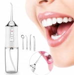 IRYGATOR DO ZĘBÓW DENTYSTYCZNY BEZPRZEWODOWY 4 KOŃCÓWKI 3 TRYBY 230 ml USB