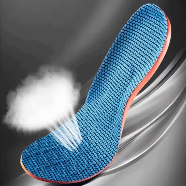 SPORTOWE WKŁADKI DO BUTÓW AMORTYZUJĄCE ORTOPEDYCZNE Z PAMIĘCIĄ 43-45