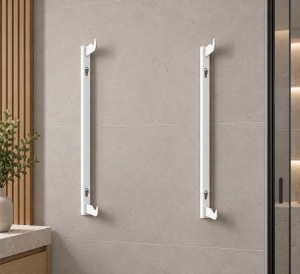 WIESZAK DO GRZEJNIKA ALUMINIOWEGO H 500 mm GRZEJNIKOWY PODWÓJNY