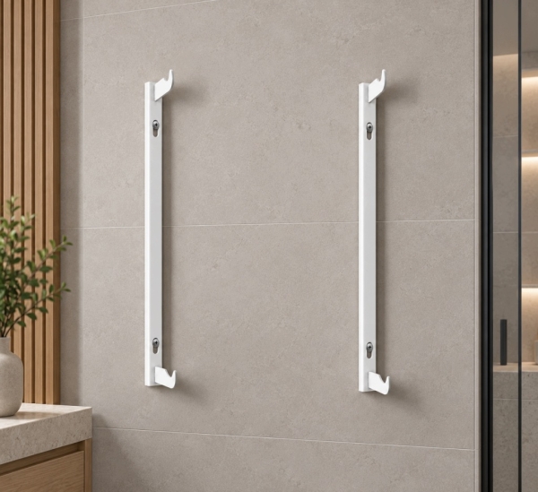WIESZAK DO GRZEJNIKA ALUMINIOWEGO H 500 mm GRZEJNIKOWY PODWÓJNY