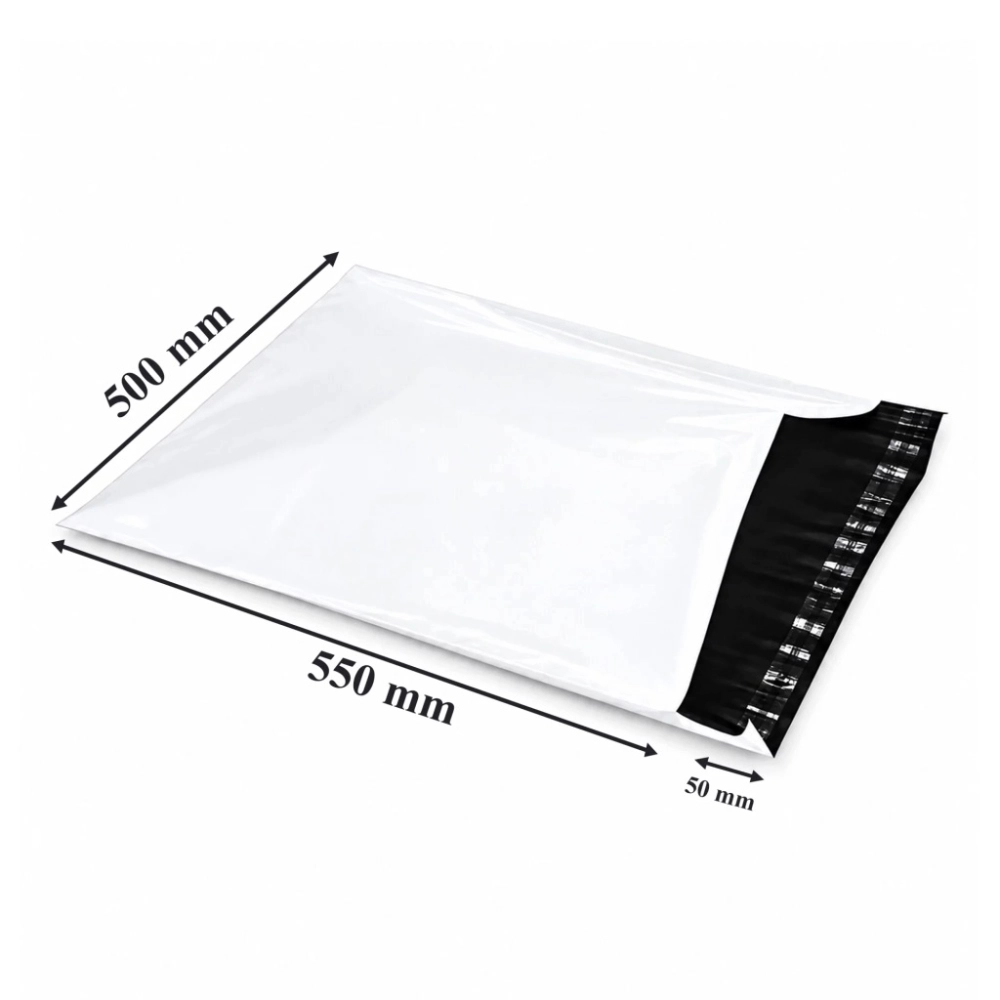 FOLIOPAKI KURIERSKIE KOPERTY BIAŁE 500X600 MM 50 SZT FOLIOPAK KURIERSKI