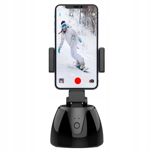 INTELIGENTY UCHWYT STOJAK NA TELEFON DO SELFIE OBROTOWY ŚLEDZĄCY RUCH