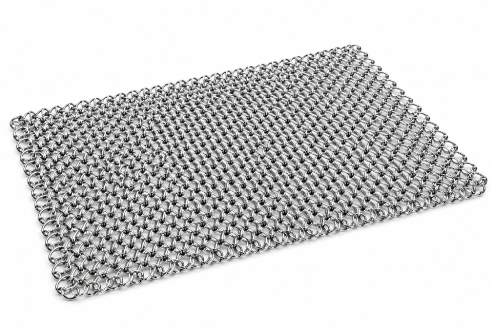 WYCIERACZKA METALOWA 70x105 cm PLECIONA Z DRUTU DRUT STALOWY OCYNK