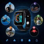 SMARTWATCH OPASKA SPORTOWA ZEGAREK DAMSKI MĘSKI PULS BLUETOOTH SMS SEN
