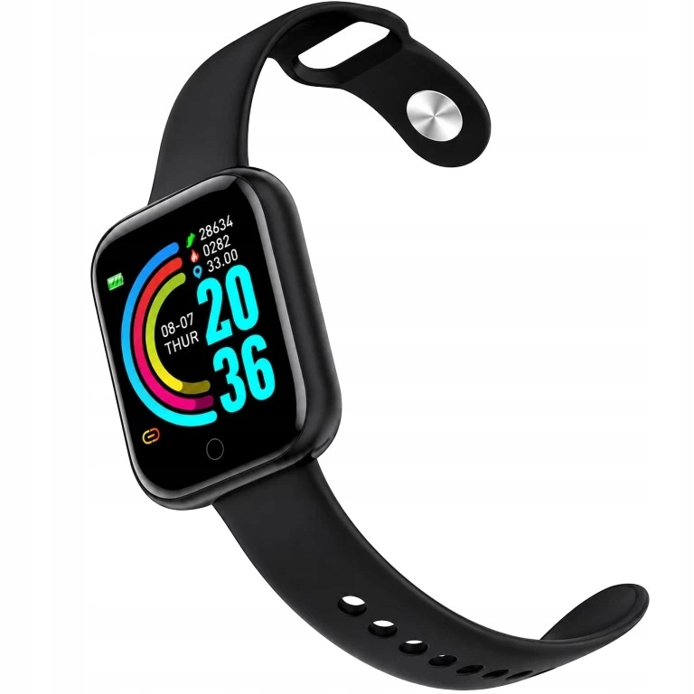 SMARTWATCH OPASKA SPORTOWA ZEGAREK DAMSKI MĘSKI PULS BLUETOOTH SMS SEN