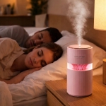 NAWILŻACZ POWIETRZA DYFUZOR DO SAMOCHODU Z LAMPKĄ PODŚWIETLENIEM LED 400ML