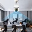 KAMERA IP BEZPRZEWODOWA WIFI ŻARÓWKA E27 30W DO MONITORINGU DOMU NIANIA