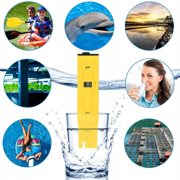 TESTER MIERNIK PH WODY CYFROWY ELEKTRONICZNY DO AKWARIÓW BASENÓW UPRAW