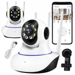 KAMERA BEZPRZEWODOWA OBROTOWA 360 NIANIA ELEKTRONICZNA WIFI DO MONITORINGU