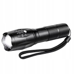 LATARKA TAKTYCZNA LED T6 WODOODPORNA WOJSKOWA 10W 200LM MOCNA ZOOM 300M