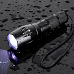 LATARKA TAKTYCZNA LED T6 WODOODPORNA WOJSKOWA 10W 200LM MOCNA ZOOM 300M
