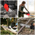 MAŁA PILARKA ŁAŃCUCHOWA PIŁA DO DREWNA GAŁĘZI AKUMULATOROWA OGRODOWA MINI