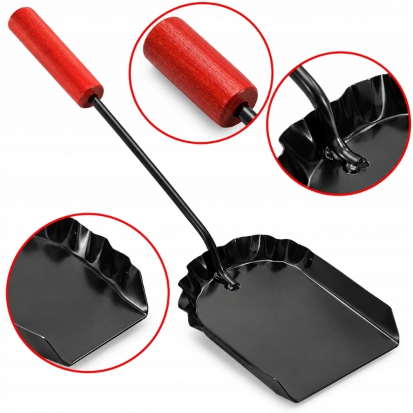 ŁOPATKA DO PIECA C.O WĘGLA MIAŁU SZUFELKA 47cm METALOWA LAKIEROWANA